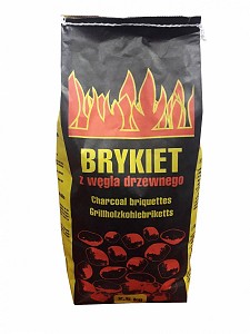 Brikety z dreveného uhlia 2,5 kg