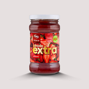 CBA jahodový extra džem menej sladký 340 g