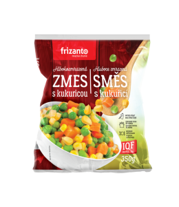 Frizanto hlbokozmrazená zmes s kukuricou  350 g