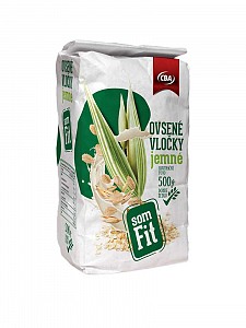 CBA Som Fit ovsené vločky jemné 500g