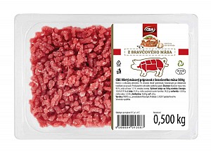 CBA mletý mäsový prípravok z bravčového mäsa 500g