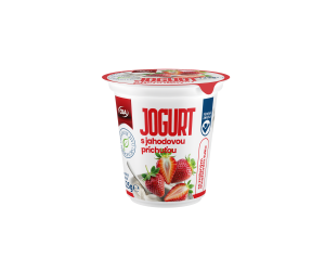 CBA jogurt s jahodovou príchuťou so zníženým množstvom tuku 125 g